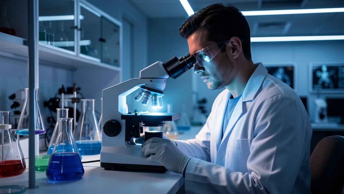 Lab discoveries you won't believe 2026 - scientist with microscope