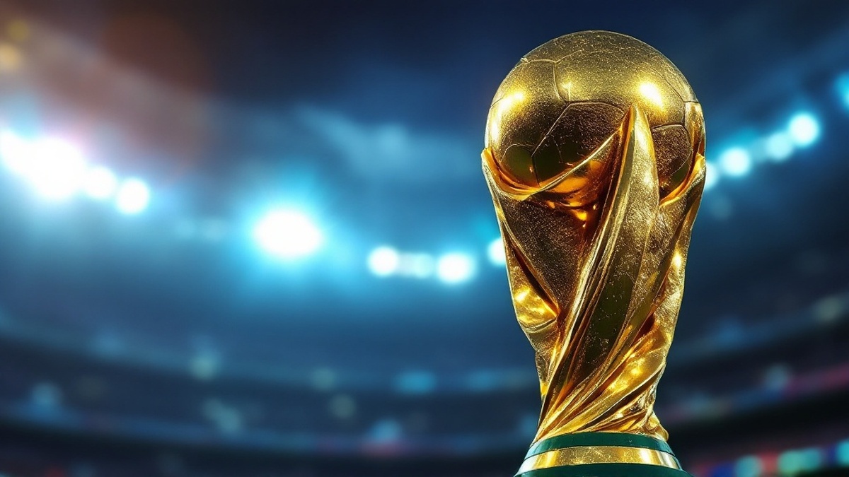 world cup records 2026 trophy glistening under stadium lights