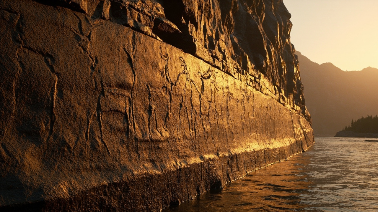 cave painting discovery 2026 - Kazakhstan petroglyphs gorge