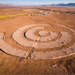 famous archaeological finds 2026 - aerial view of 2 kilometer ancient geoglyph in Peru desert