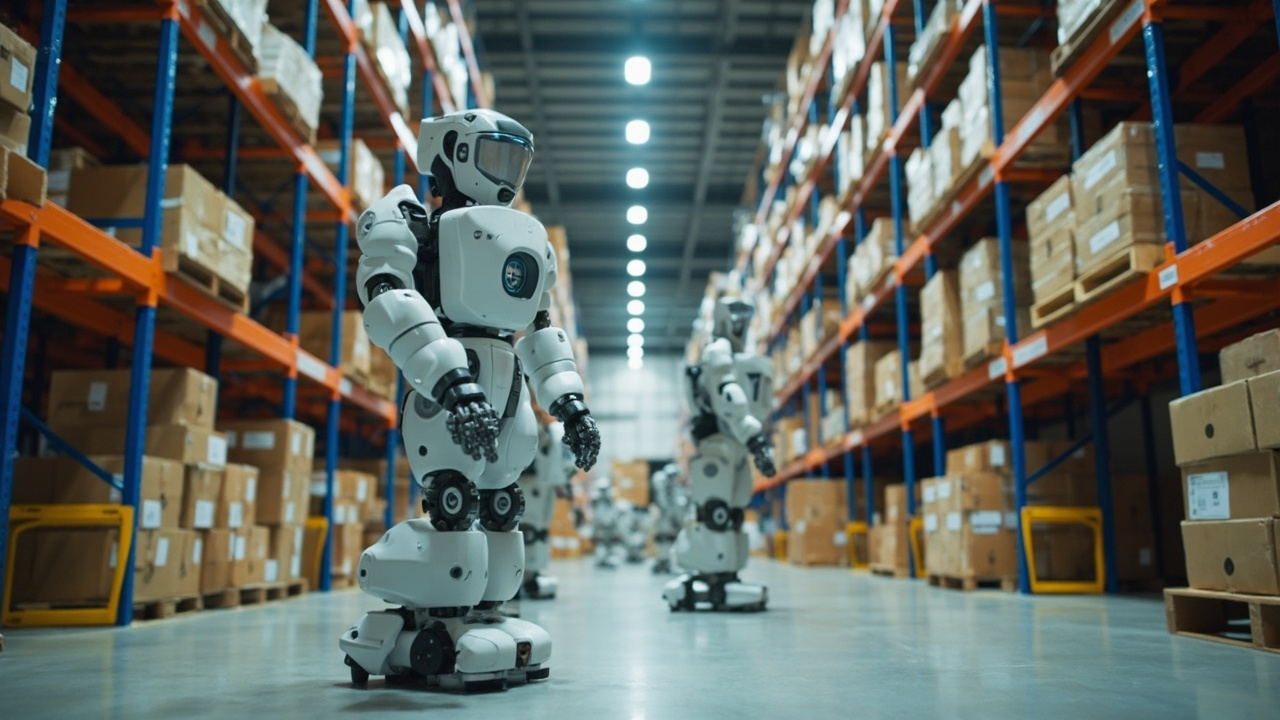 most technology trends nobody knows 2026 — humanoid robots in warehouse