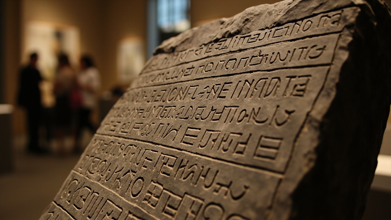 shocking historical facts 2026 - The Rosetta Stone granodiorite stele carved text