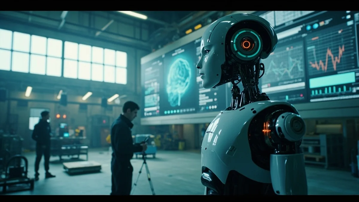 technology trends that went viral 2026 - viral tech montage with humanoid robot and brain-computer interface
