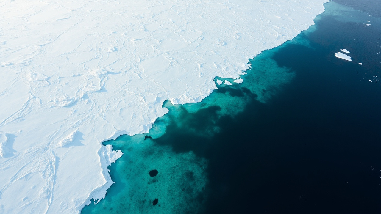 viral science facts 2026 - 2026 Antarctic sea ice missing chunk aerial view