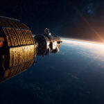 space telescope find 2026 — modern infrared observatory orbiting Earth at twilight
