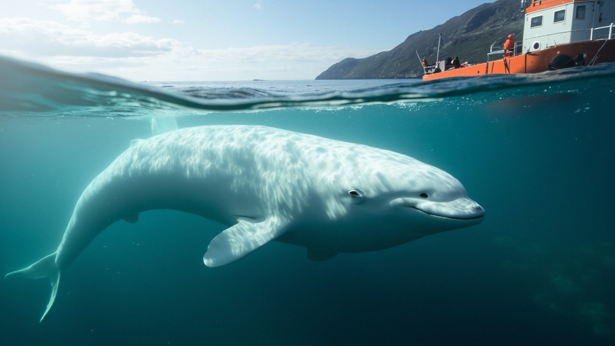 whale migration mystery 2026 - Hvaldimir beluga journey in Norwegian waters